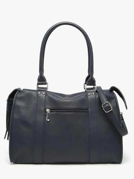 Schoudertas A4 Formaat Grained Miniprix Blauw grained F8533 ander zicht 3